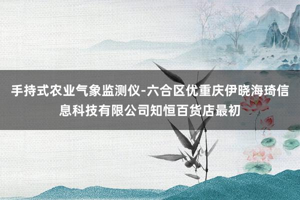 手持式农业气象监测仪-六合区优重庆伊晓海琦信息科技有限公司知恒百货店最初